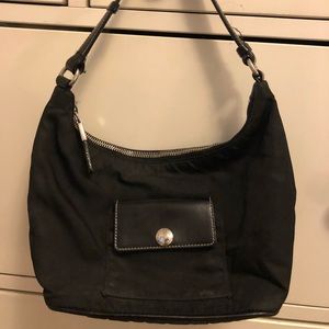 Authentic Prada Nylon Hobo Bag with Pocket Front